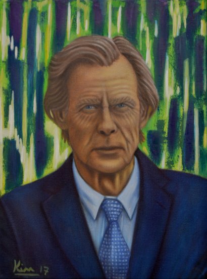 Oil Painting > Blue Howdies > Bill Nighy